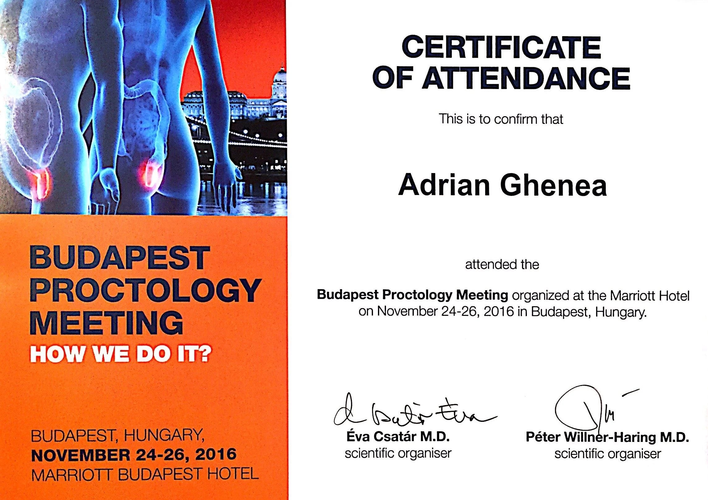 Budapest Proctology Meeting – How We Do It? — Budapest Proctology Meeting, Marriott Hotel